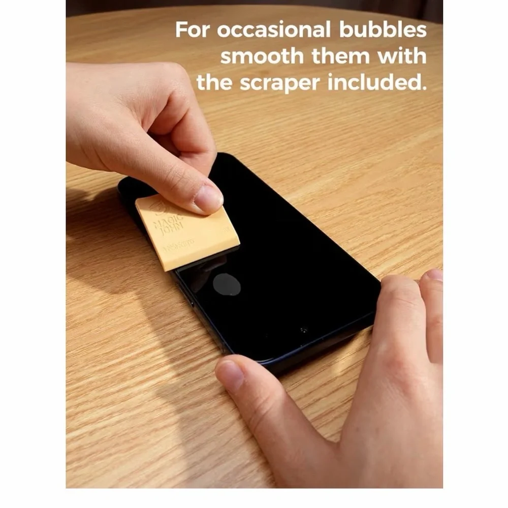 Blue Tempered Glass Screen Protector Packaging